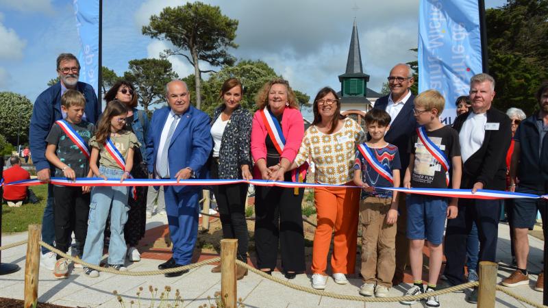 Inauguration du Jardin de la Chapelle
