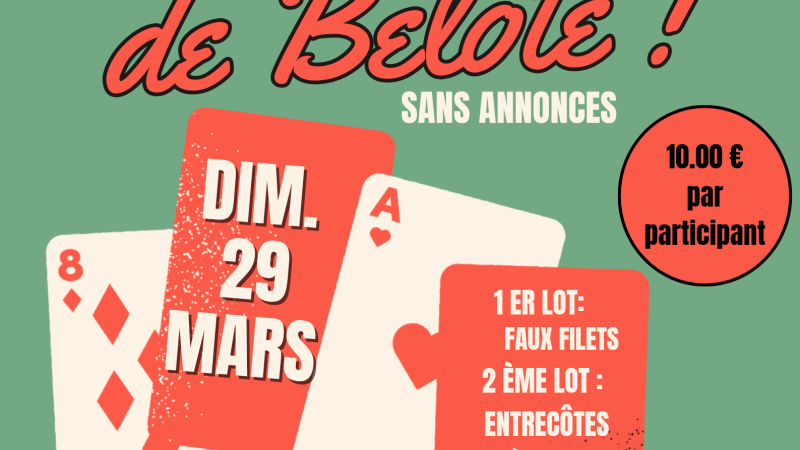 Concours de Belote 