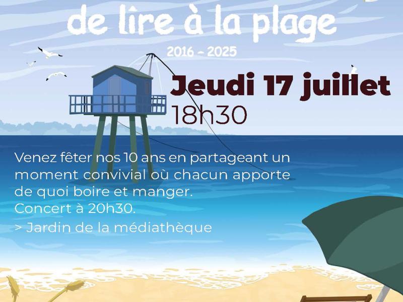 Lire à la plage fête ses 10 ans !