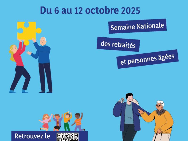 Semaine bleue 2025 : Vieillir, une force à partager!
