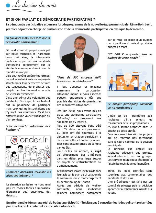 focus démocratie participative expliquée par Monsieur Rohrbach